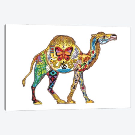 Camel Canvas Print #SUC14} by Sue Coccia Art Print