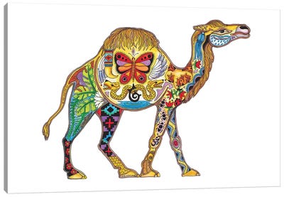Camel Canvas Art Print - Ladybug Art