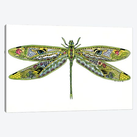 Dragonfly Canvas Print #SUC23} by Sue Coccia Art Print