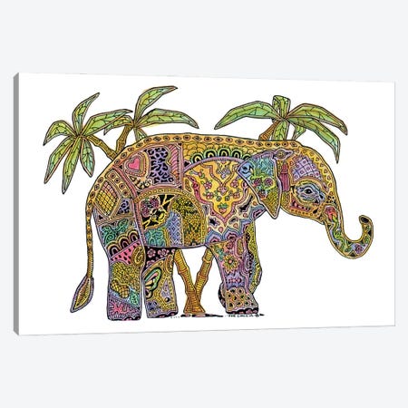 Elephant Canvas Print #SUC25} by Sue Coccia Canvas Art
