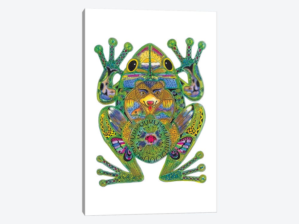 Frog by Sue Coccia 1-piece Canvas Print