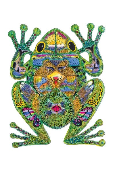 Embellished Animals: Frog by Sue Coccia