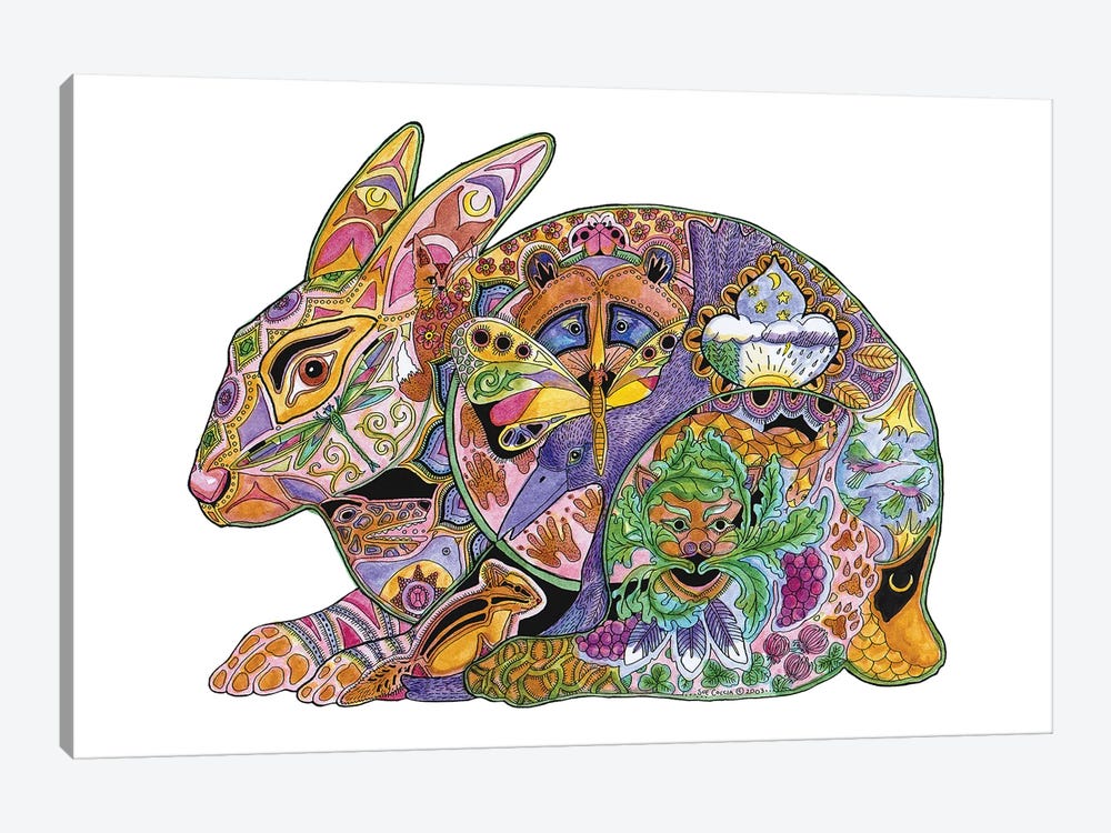 Hare by Sue Coccia 1-piece Art Print