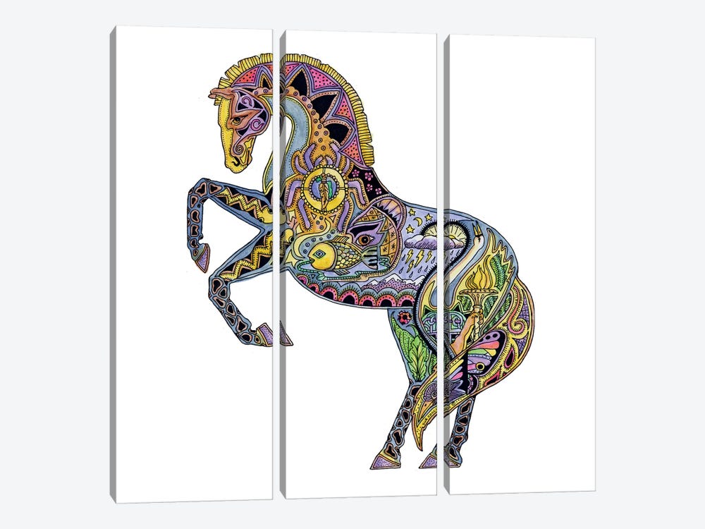 Horse 3-piece Canvas Artwork