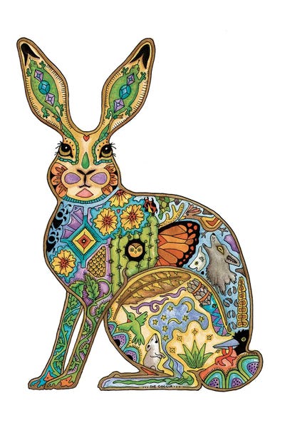 Embellished Animals: Jackrabbit by Sue Coccia