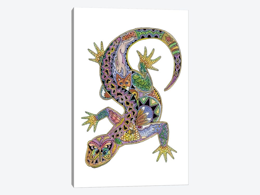 Lizard by Sue Coccia 1-piece Canvas Art
