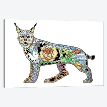 Lynx Canvas Print #SUC49} by Sue Coccia Canvas Print