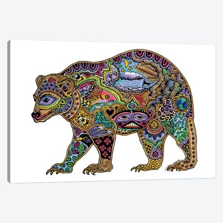 Bear Canvas Print #SUC4} by Sue Coccia Art Print