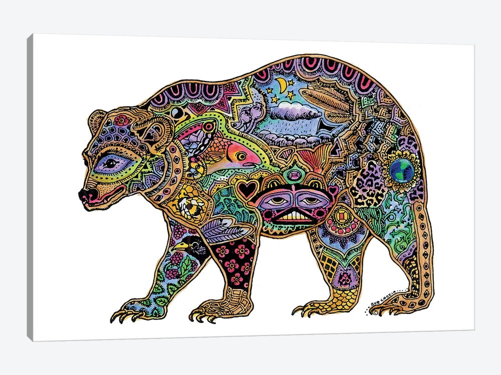 Bear by Sue Coccia 1-piece Art Print