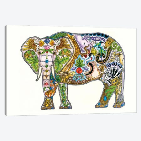 Mabula Elephant Canvas Print #SUC50} by Sue Coccia Canvas Artwork