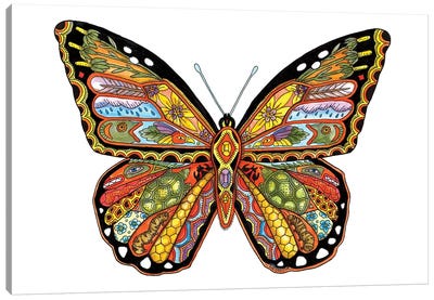 Monarch Canvas Art Print - Ladybug Art