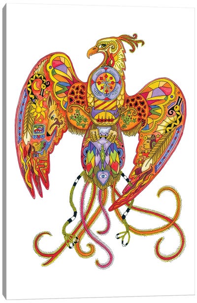Phoenix Canvas Art Print - Ladybug Art