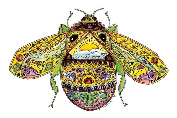 Embellished Animals: Bee by Sue Coccia