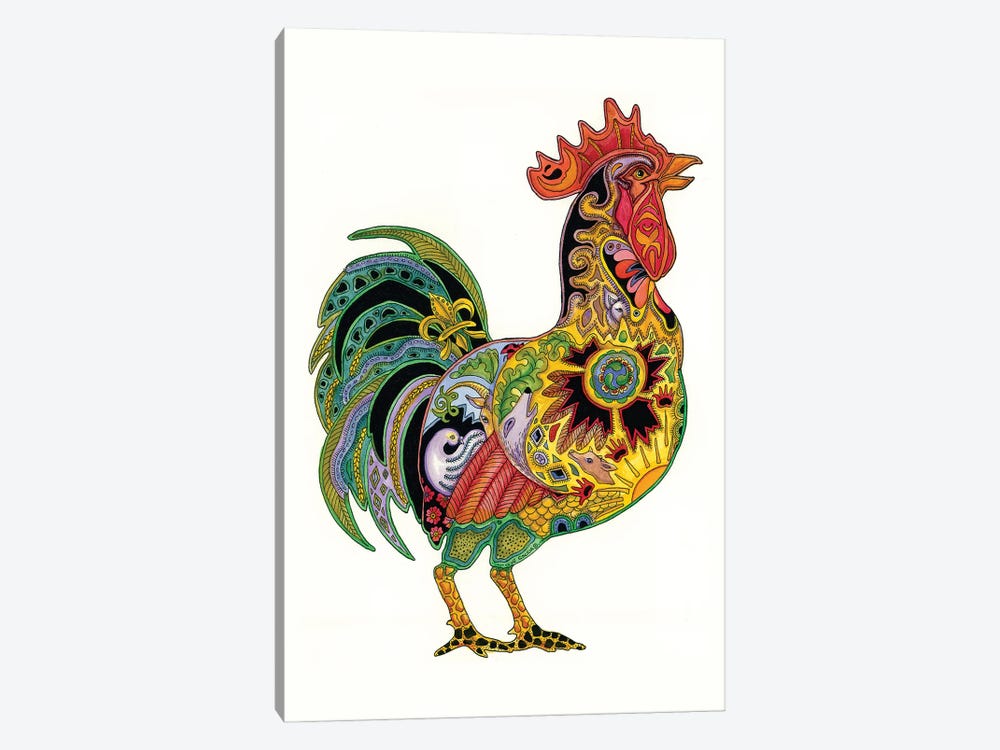 Rooster by Sue Coccia 1-piece Art Print