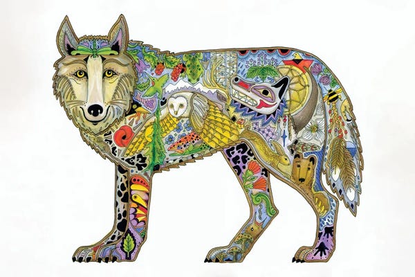 Wolves: Wolf Standing by Sue Coccia