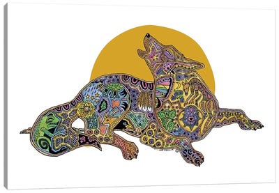 Wolf Canvas Art Print - Sue Coccia