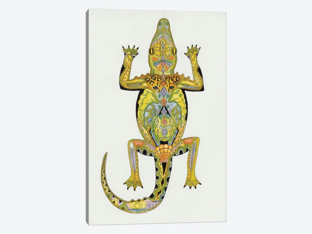 Alligator by Sue Coccia 1-piece Canvas Print