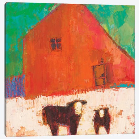 Baraboo Barn Canvas Print #SUE147} by Sue Jachimiec Canvas Art