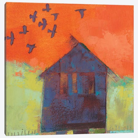 Bird Barn II Canvas Print #SUE152} by Sue Jachimiec Canvas Artwork