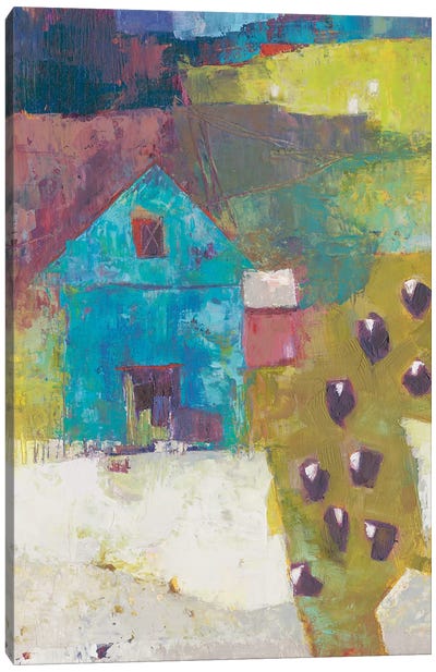 Cloverton Barn Canvas Art Print - Sue Jachimiec