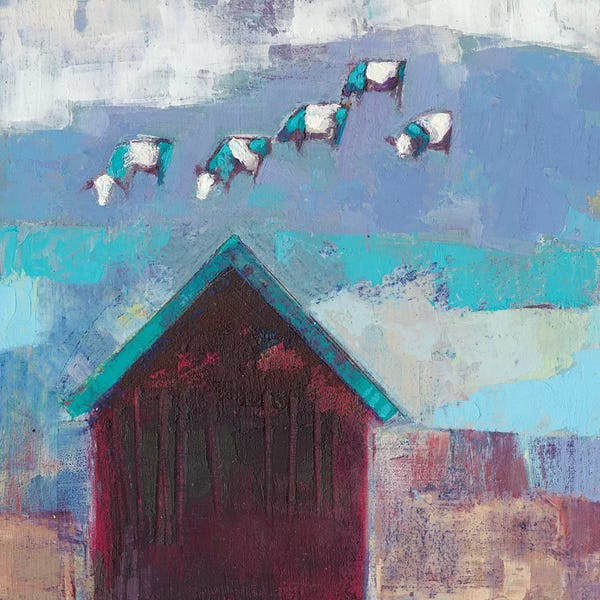 Barns: Cow Cloud Barn by Sue Jachimiec