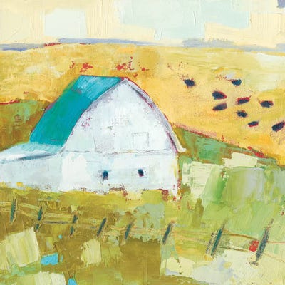 Nash Barn by Sue Jachimiec framed canvas print