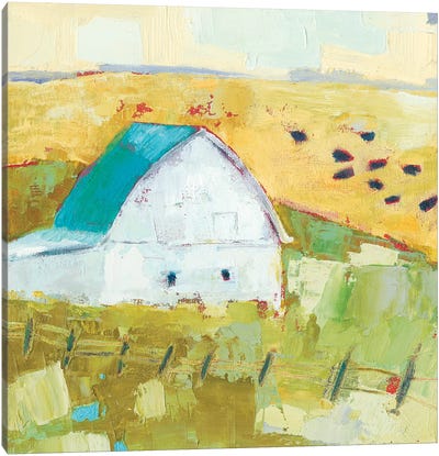 Nash Barn Canvas Art Print - Farm Art