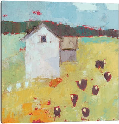Potosi Barn Canvas Art Print - Farm Art