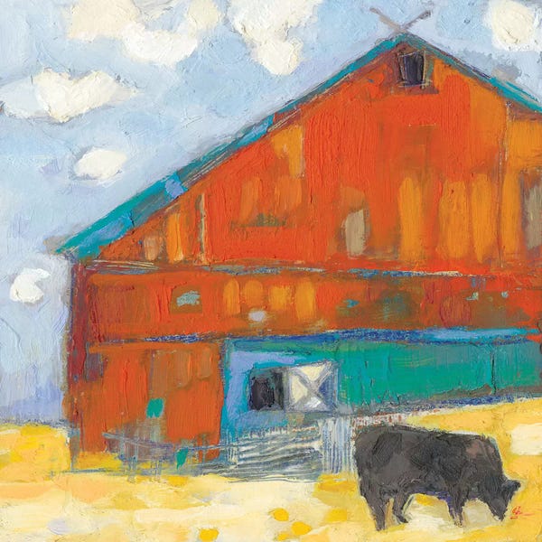 Complementary Colors: Schullsburg Barn by Sue Jachimiec