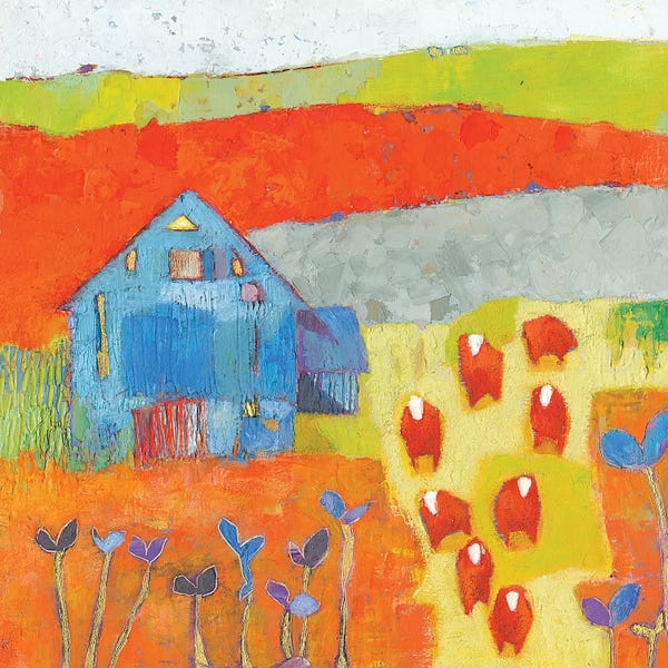 Farms: Dillwyn Barn by Sue Jachimiec