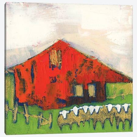 Rice Barn Canvas Print #SUE190} by Sue Jachimiec Canvas Art