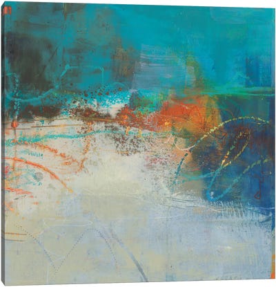 Keek I Canvas Art Print - Sue Jachimiec