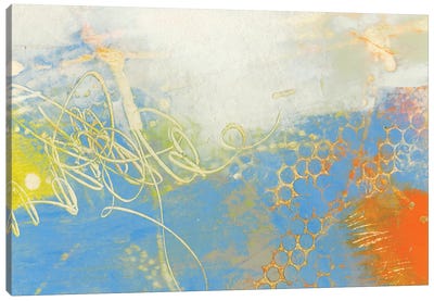 Blue Lux II Canvas Art Print - Sue Jachimiec