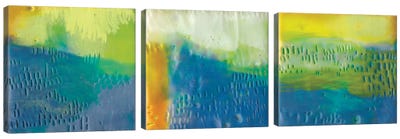Southern Shores Triptych Canvas Art Print - Art Sets | Triptych & Diptych Wall Art