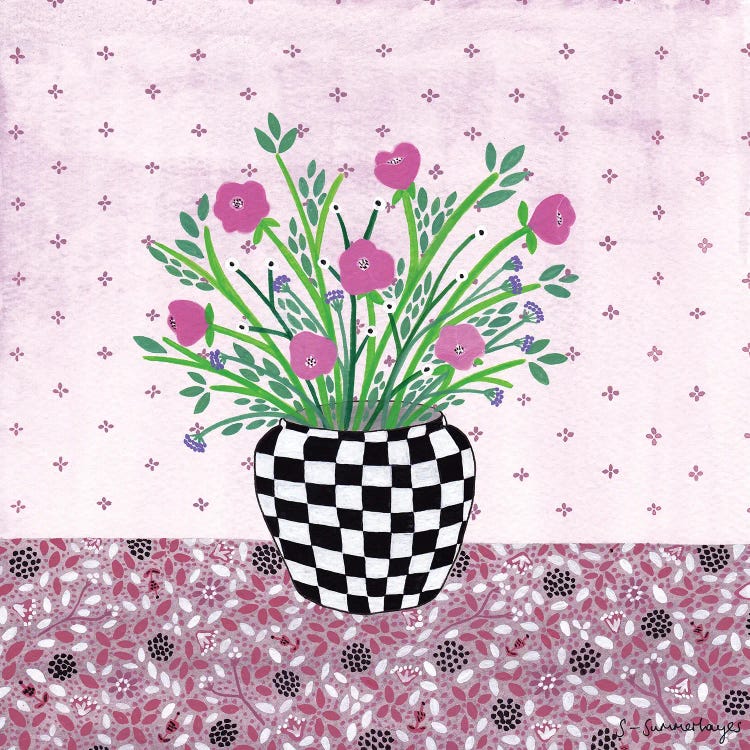 Checkered Vase