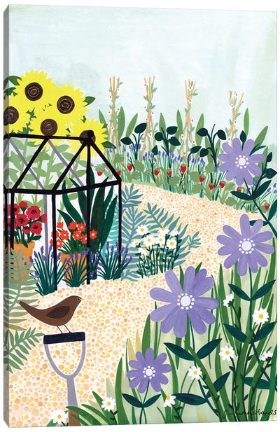 Gardening Canvas Art Print - Sian Summerhayes