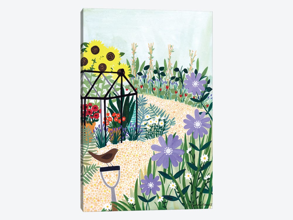 Gardening by Sian Summerhayes 1-piece Canvas Print
