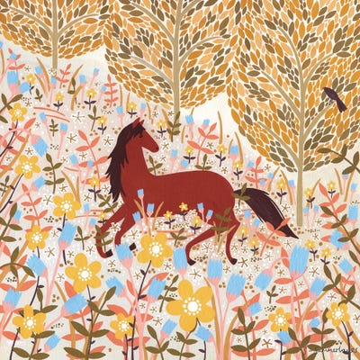 Horse Meadow by Sian Summerhayes canvas print