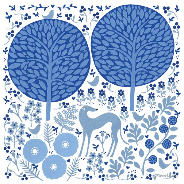 Greyhounds: Night Walk by Sian Summerhayes