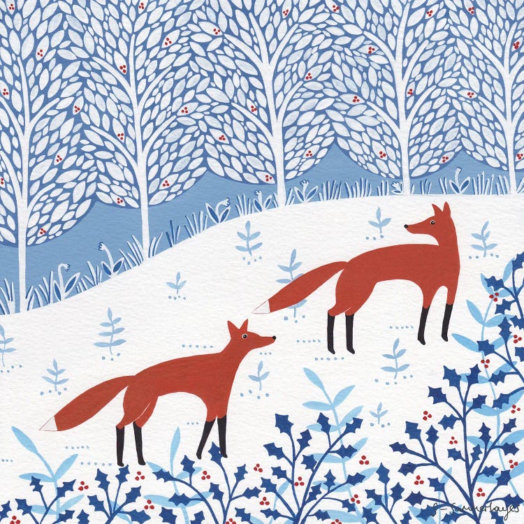 Winter Foxes