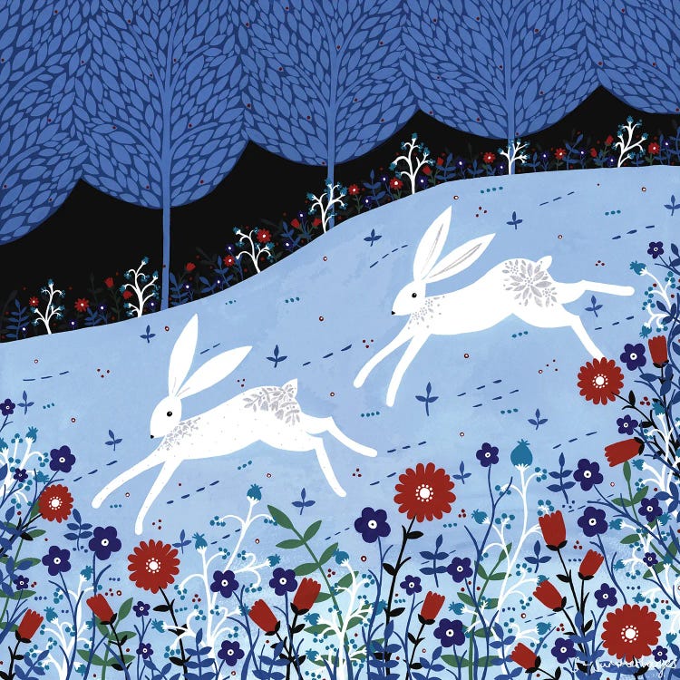 Winter Hares