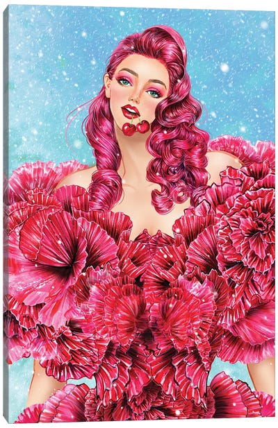 Cherry IV Canvas Art Print - Sunny Gu