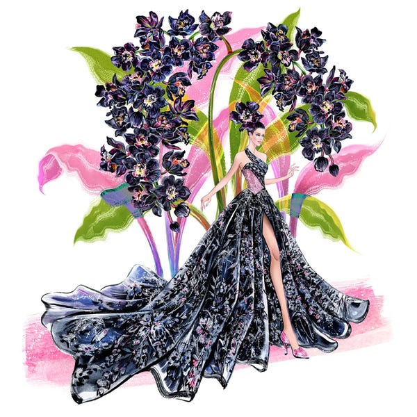 Sunny Gu: Black Orchid by Sunny Gu