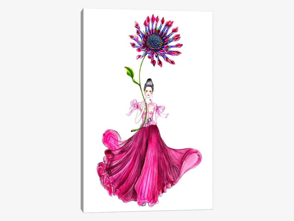 Flower Girl II by Sunny Gu 1-piece Art Print
