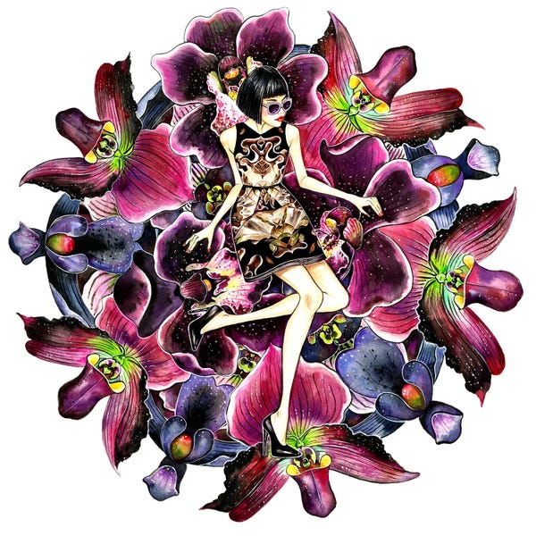 Sunny Gu: Flower Kaleidoscope by Sunny Gu