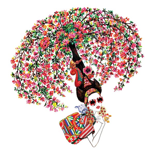 Bags & Purses: Bougainvillea by Sunny Gu