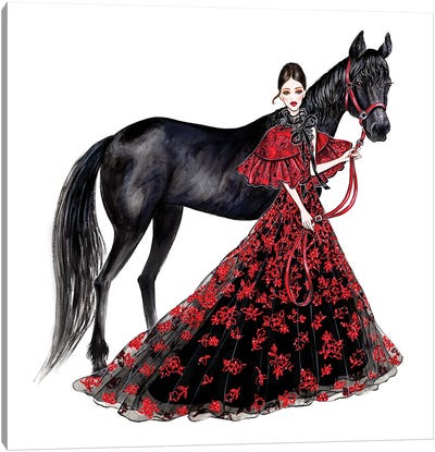 Journey Horse Canvas Art Print - Sunny Gu