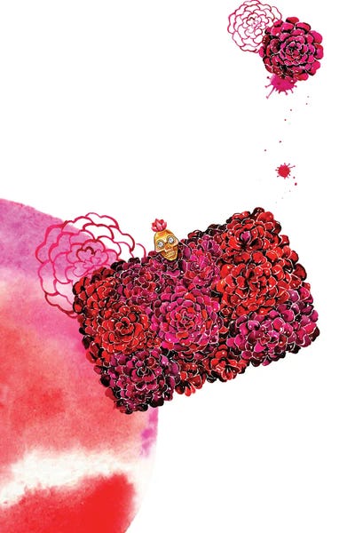 Sunny Gu: Alexander Mcqueen Flower Box Clutch 2 by Sunny Gu