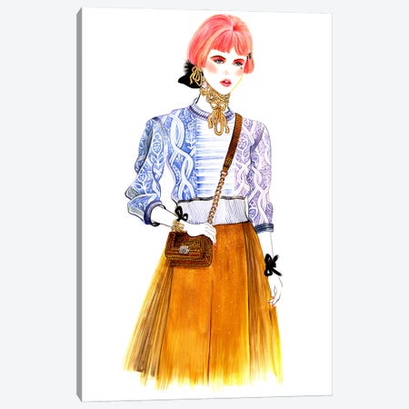 Chanel I Canvas Print #SUN174} by Sunny Gu Canvas Artwork