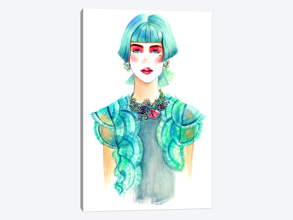 Chanel Girl by Sunny Gu 1-piece Canvas Print